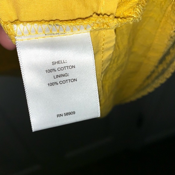 Chelsea & Violet Boho Mustard Yellow Dress Lace S - Picture 9 of 10